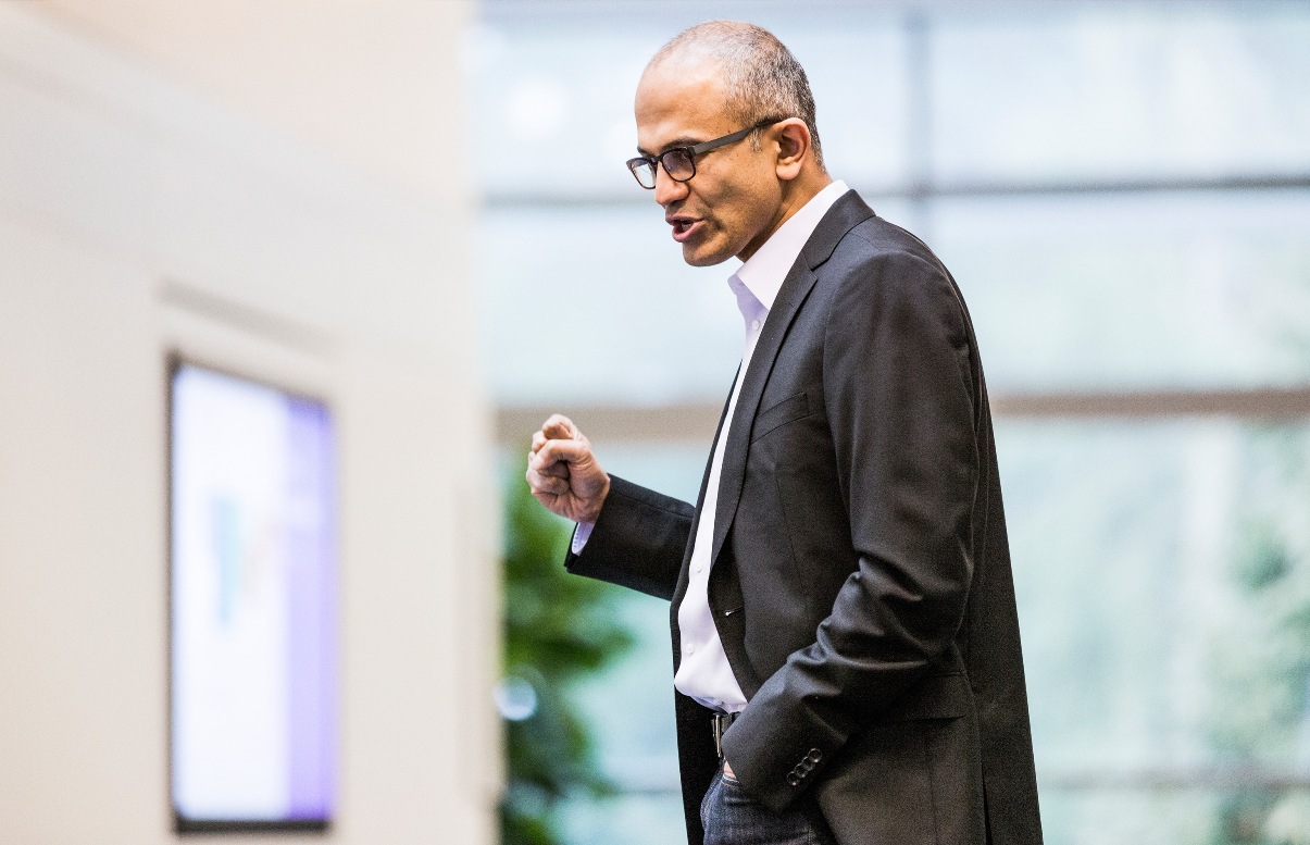 Risorsa grafica - foto, screenshot o immagine in genere - relativa ai contenuti pubblicati da amdzone.it | Nome immagine: Microsoft-CEO-Satya-Nadella_1.jpg