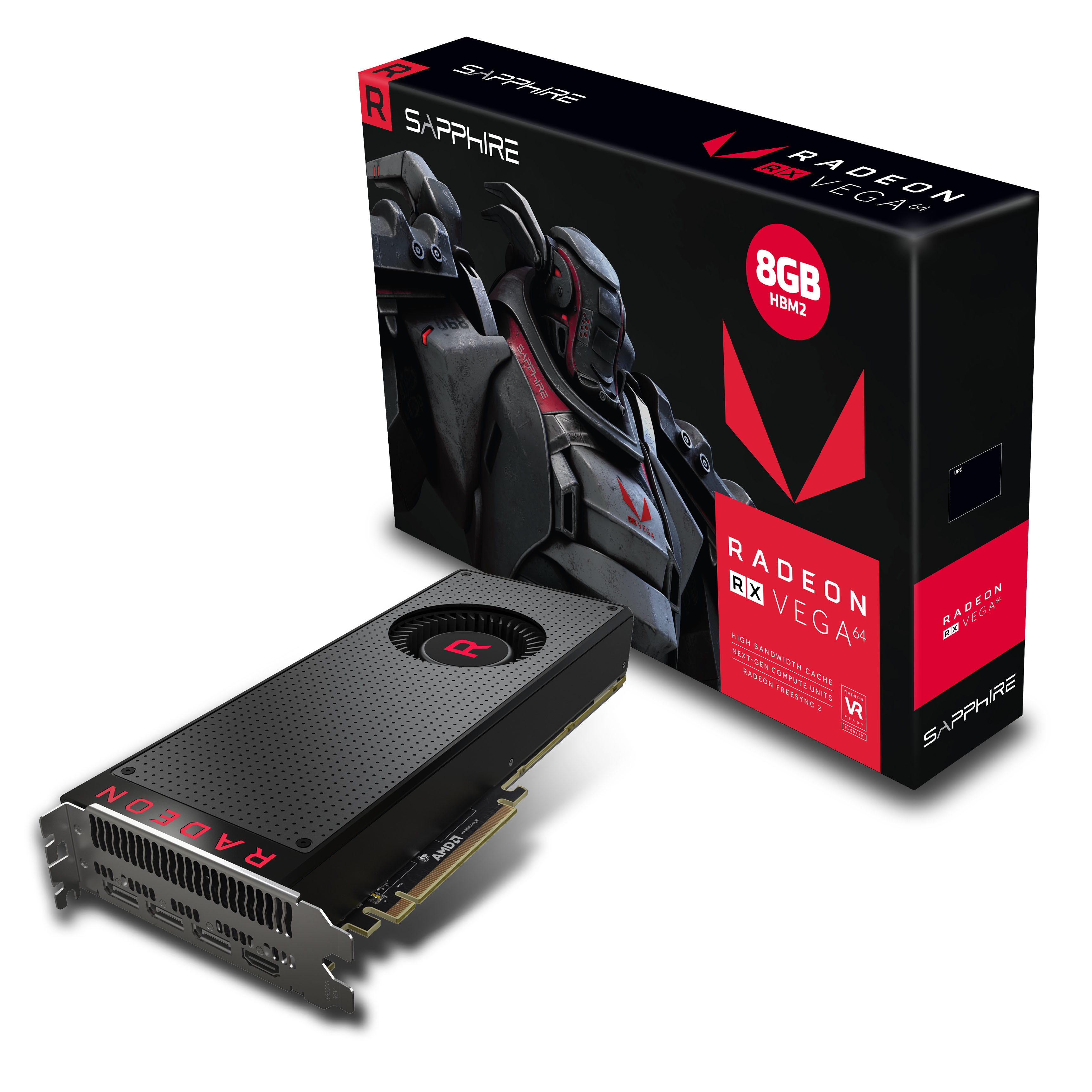 Media asset in full size related to 3dfxzone.it news item entitled as follows: EA annuncia C & C: Red Alert 3 su PC, Playstation 3 e Xbox 360 | Image Name: new26834_SAPPHIRE-Radeon-RX-Vega-64-8GB-HBM2_4.jpg