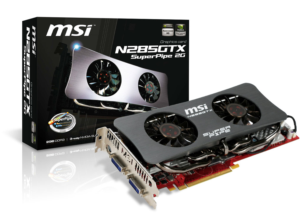 Media asset in full size related to 3dfxzone.it news item entitled as follows: MSI annuncia la video card high-end N285GTX SuperPipe 2G | Image Name: news10221_1.jpg
