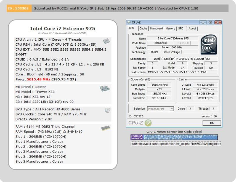 Media asset in full size related to 3dfxzone.it news item entitled as follows: Core i7 975 Extreme Edition oltre i 5GHz con cooler ad aria | Image Name: news10241_5.jpg