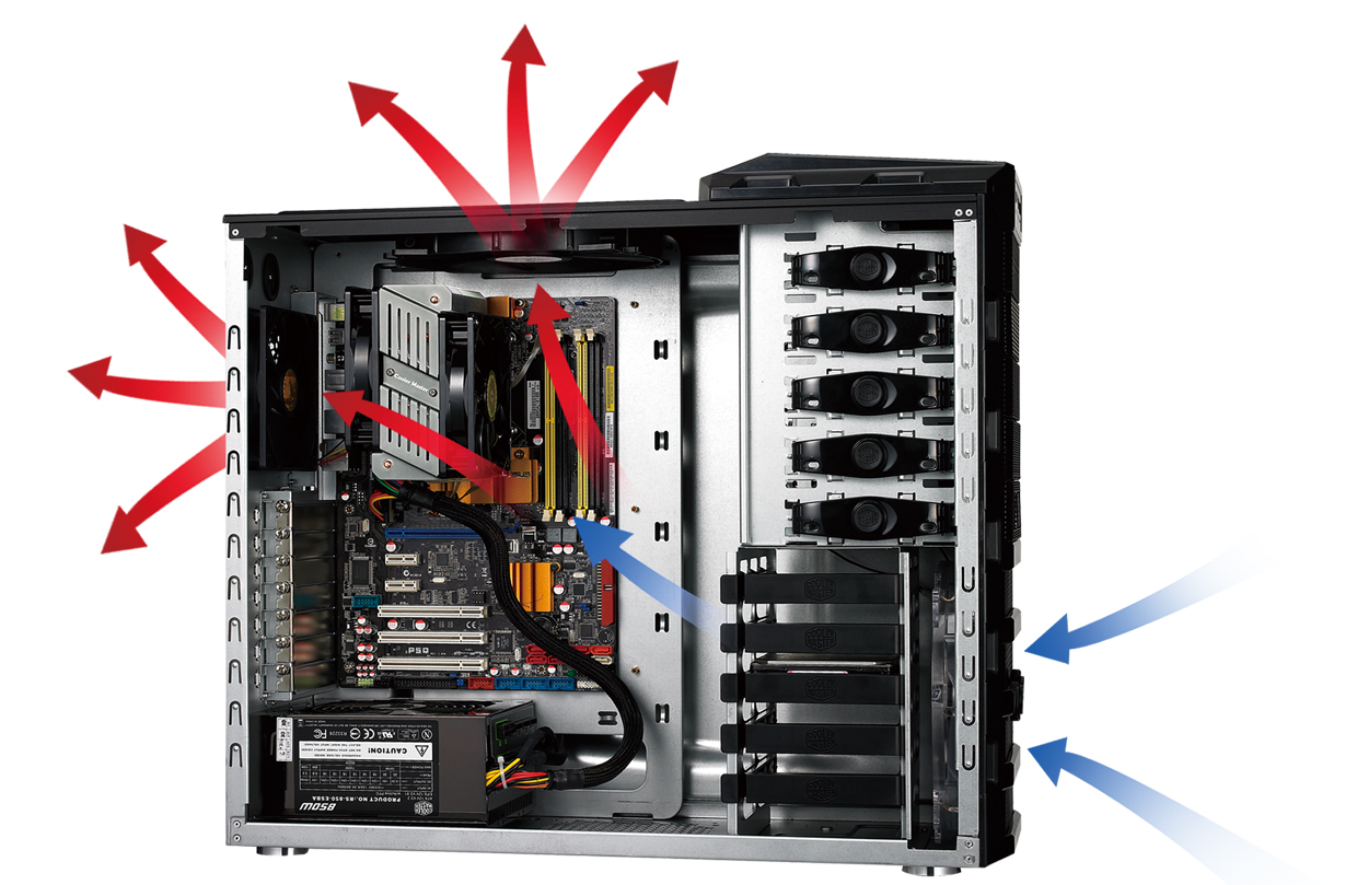 Media asset in full size related to 3dfxzone.it news item entitled as follows: Cooler Master amplia la linea HAF con il mid tower HAF 922 | Image Name: news10253_3.jpg