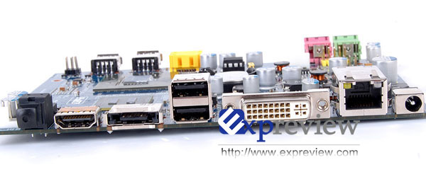 Media asset in full size related to 3dfxzone.it news item entitled as follows: Foto di una motherboard di ASL per cpu Atom N330 basata su Ion | Image Name: news10257_3.jpg