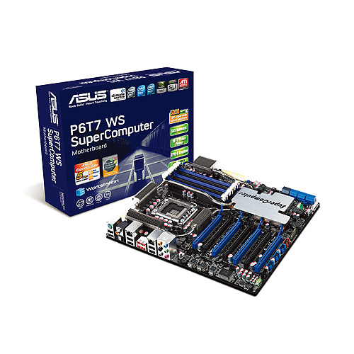 Immagine pubblicata in relazione al seguente contenuto: High End: Asus introduce la motherboard P6T7 SuperComputer | Nome immagine: news10279_2.jpg