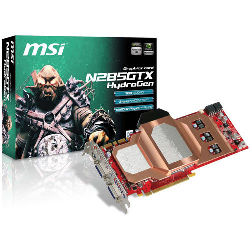 Immagine pubblicata in relazione al seguente contenuto: MSI lancia la video card N285GTX HydroGen 1GB G-DDR3 | Nome immagine: news10303_1.jpg