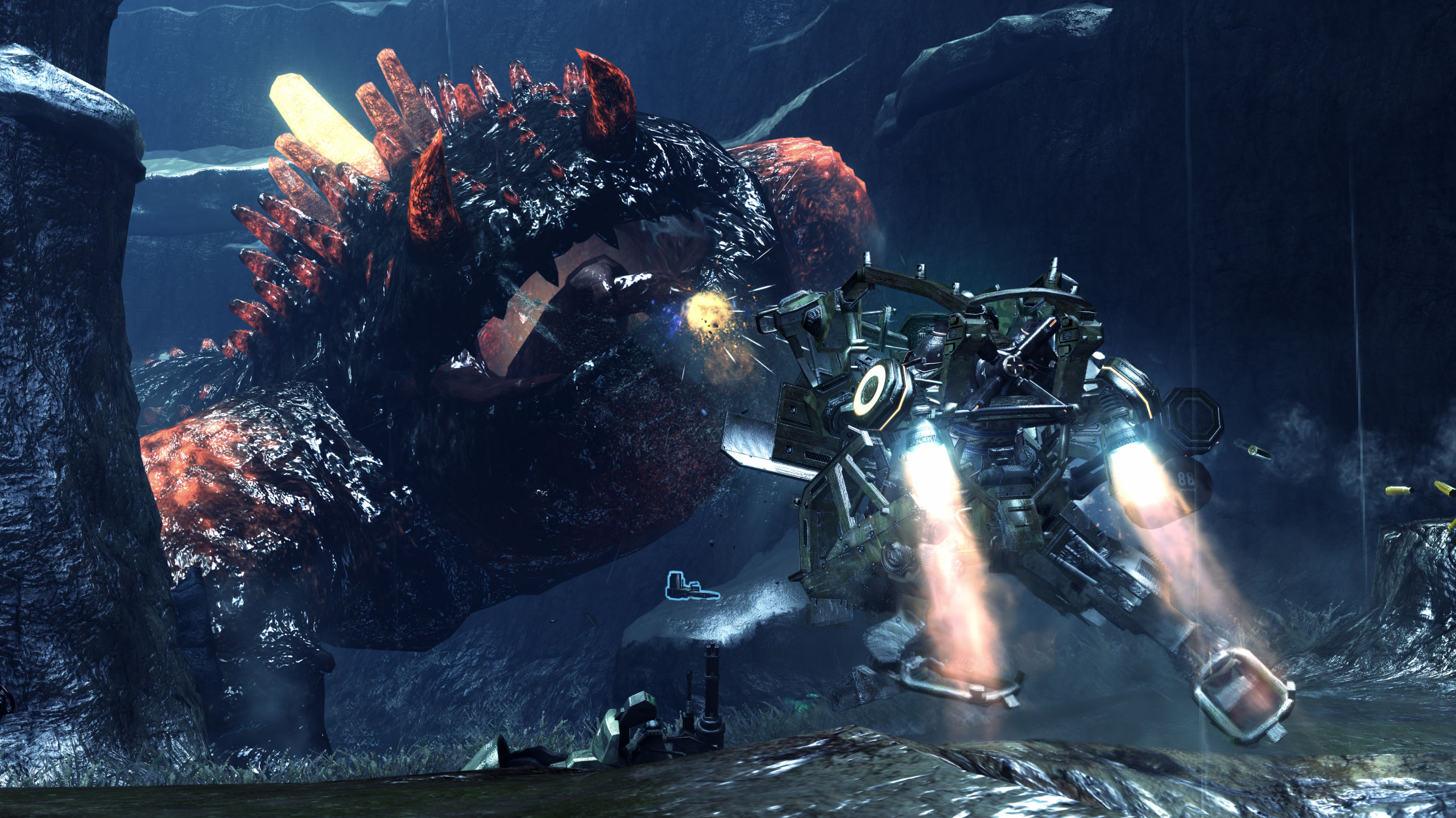 Immagine pubblicata in relazione al seguente contenuto: Da Capcom nuovi screenshot del suo shooter Lost Planet 2 | Nome immagine: news10375_4.jpg