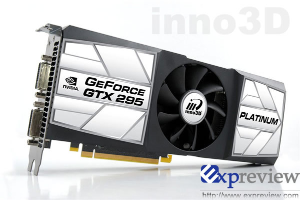 Immagine pubblicata in relazione al seguente contenuto: E' di Inno 3D la prima GeForce GTX 295 a PCB singolo (foto) | Nome immagine: news10379_1.jpg