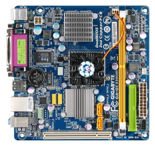 Immagine pubblicata in relazione al seguente contenuto: GA-GC330UD, la motherboard di Gigabyte powered by Intel Atom | Nome immagine: news10416_1.jpg