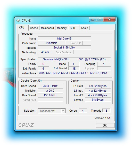 Media asset in full size related to 3dfxzone.it news item entitled as follows: Nehalem, primi benchmark del processore Core i5 di Intel | Image Name: news10502_1.jpg