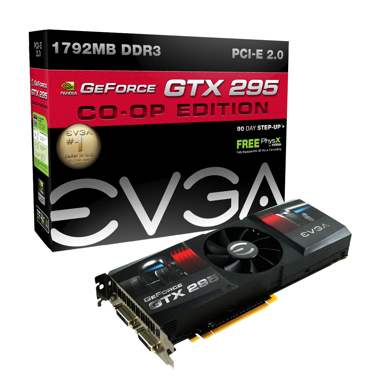 Immagine pubblicata in relazione al seguente contenuto: EVGA presenta la sua prima GeForce GTX 295 a PCB unico | Nome immagine: news10686_1.jpg