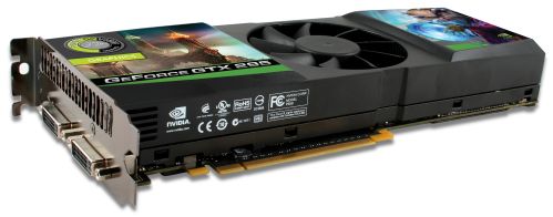 Immagine pubblicata in relazione al seguente contenuto: Foto della GeForce GTX 295 single-PCB di Point of View | Nome immagine: news10716_2.jpg