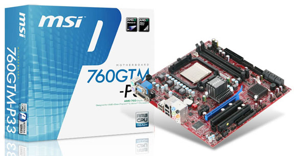 Immagine pubblicata in relazione al seguente contenuto: In arrivo da MSI la mobo 760GTM-P33 per cpu AMD AM2 e AM2+ | Nome immagine: news10862_0.jpg