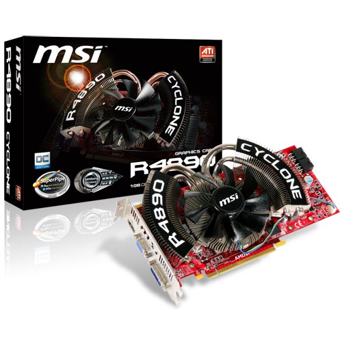Media asset in full size related to 3dfxzone.it news item entitled as follows: MSI annuncia la video card top performer R4890 Cyclone OC | Image Name: news10970_1.jpg
