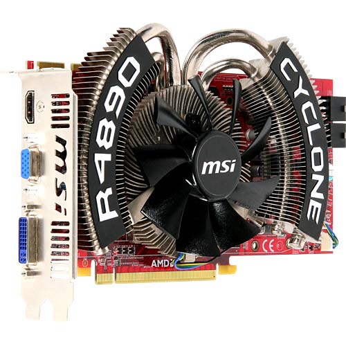 Media asset in full size related to 3dfxzone.it news item entitled as follows: MSI annuncia la video card top performer R4890 Cyclone OC | Image Name: news10970_3.jpg