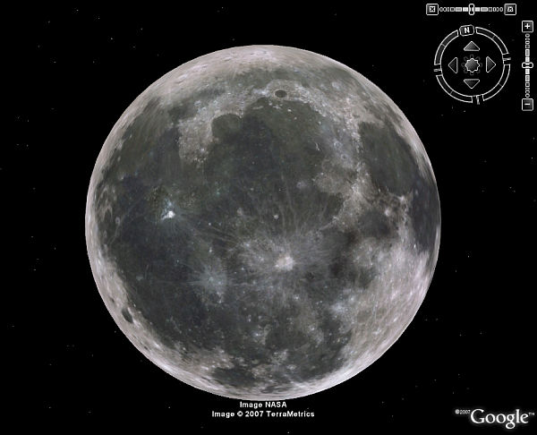 Immagine pubblicata in relazione al seguente contenuto: Google Earth, con la funzionalit Moon si pu esplorare la Luna! | Nome immagine: news11049_1.jpg