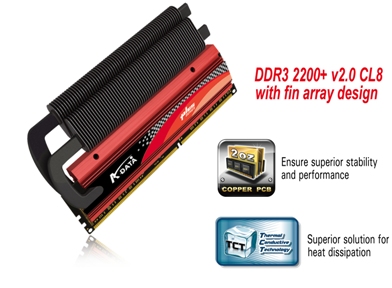 Immagine pubblicata in relazione al seguente contenuto: XPG Plus DDR3-2200+, le DDR3 pi veloci al mondo sono A-DATA | Nome immagine: news11125_1.jpg