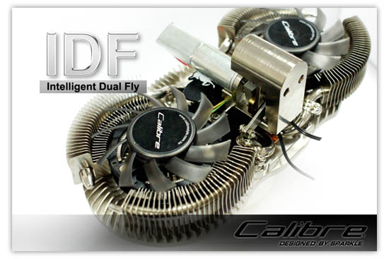 Immagine pubblicata in relazione al seguente contenuto: SPARKLE annuncia il cooler Calibre IDF (Intelligent Dual Fly) | Nome immagine: news11343_1.jpg