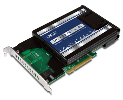 Immagine pubblicata in relazione al seguente contenuto: OCZ commercializza Z-Drive, SSD ad alte prestazioni su bus PCI-E | Nome immagine: news11389_1.jpg