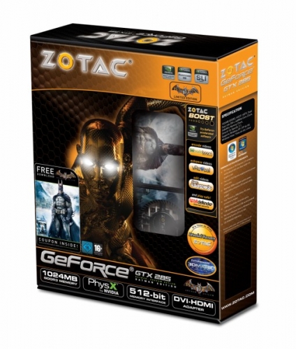 Immagine pubblicata in relazione al seguente contenuto: Zotac lancia la video card GeForce GTX 285: Batman Edition | Nome immagine: news11500_5.jpg