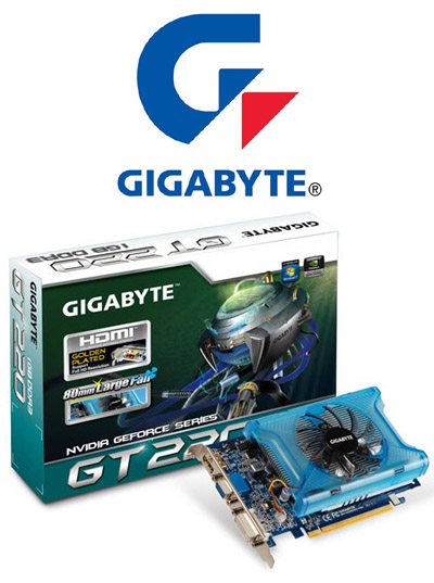Media asset in full size related to 3dfxzone.it news item entitled as follows: Gigabyte, in arrivo la card GeForce GT 220 OC con gpu a 40nm | Image Name: news11516_1.jpg