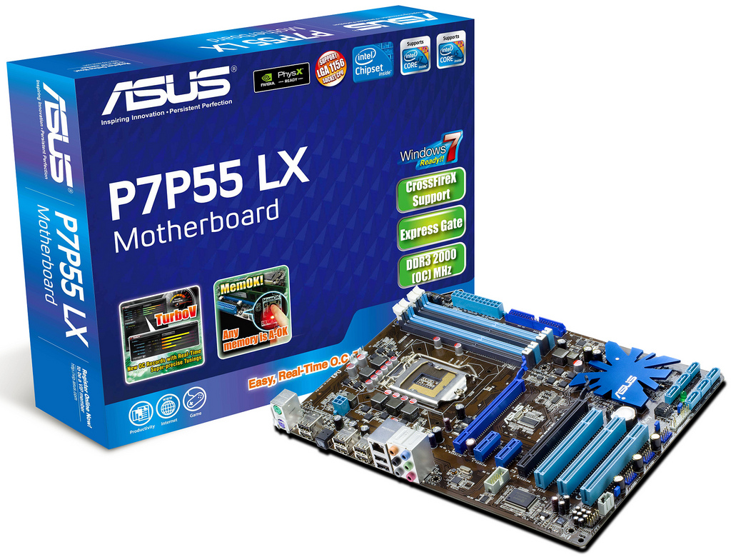Immagine pubblicata in relazione al seguente contenuto: ASUS realizza la P7P55 LX per soluzioni LGA-1156 a basso costo | Nome immagine: news11554_2.jpg