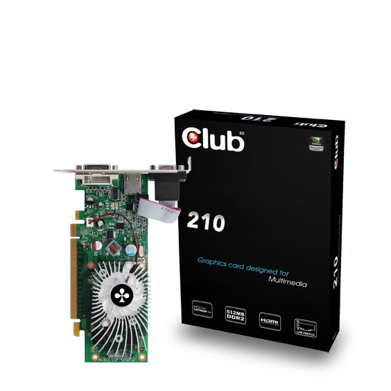 Immagine pubblicata in relazione al seguente contenuto: Club 3D annuncia nuove schede grafiche GeForce GT220 e 210 | Nome immagine: news11654_3.jpg