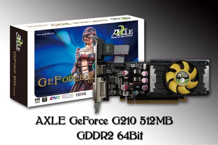 Media asset in full size related to 3dfxzone.it news item entitled as follows: AXLE annuncia le sue video card GeForce GT 220 e GeForce 210 | Image Name: news11784_2.jpg