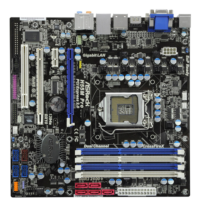 Immagine pubblicata in relazione al seguente contenuto: Il chipset H55 per le mobo H55 Pro, H55  e H55DE3 di ASRock | Nome immagine: news11962_1.jpg