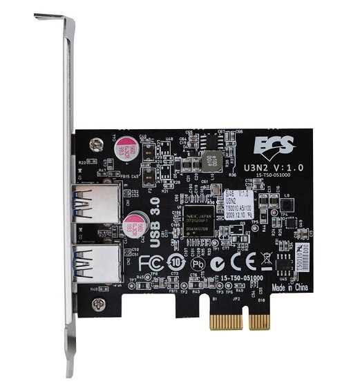 Immagine pubblicata in relazione al seguente contenuto: Da ECS i controller USB 3.0 U3N2 e SATA III S6M2 per bus PCI-E | Nome immagine: news12340_1.jpg