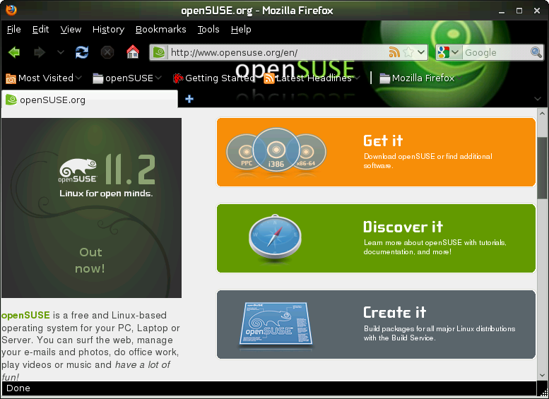 Media asset in full size related to 3dfxzone.it news item entitled as follows: openSUSE Project rilascia la distro openSUSE 11.3 Milestone 1 | Image Name: news12428_2.png