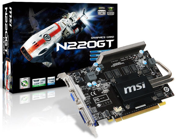 Immagine pubblicata in relazione al seguente contenuto: MSI commercializza una GeForce GT 220 con cooler passivo | Nome immagine: news12475_3.jpg