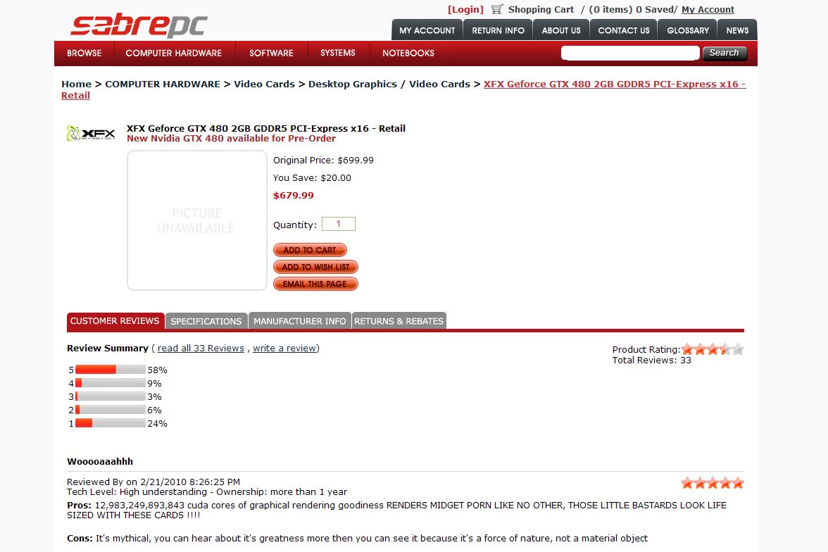 Immagine pubblicata in relazione al seguente contenuto: La card NVIDIA Geforce GTX 480 di XFX gia prenotabile on line | Nome immagine: news12568_1.jpg