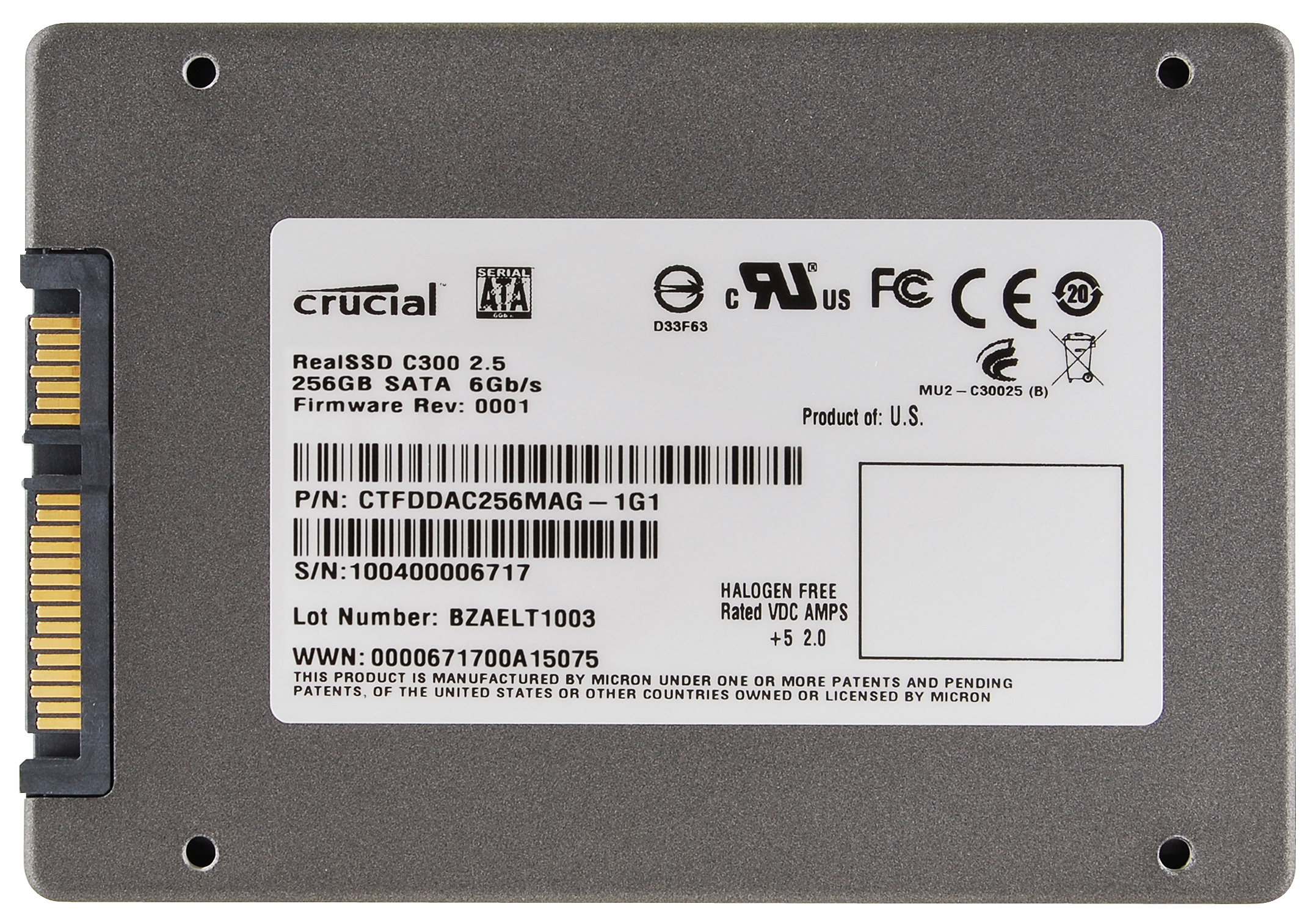 Media asset in full size related to 3dfxzone.it news item entitled as follows: Crucial RealSSD C300, il primo SSD SATA III Ready  sul mercato | Image Name: news12612_2.jpg