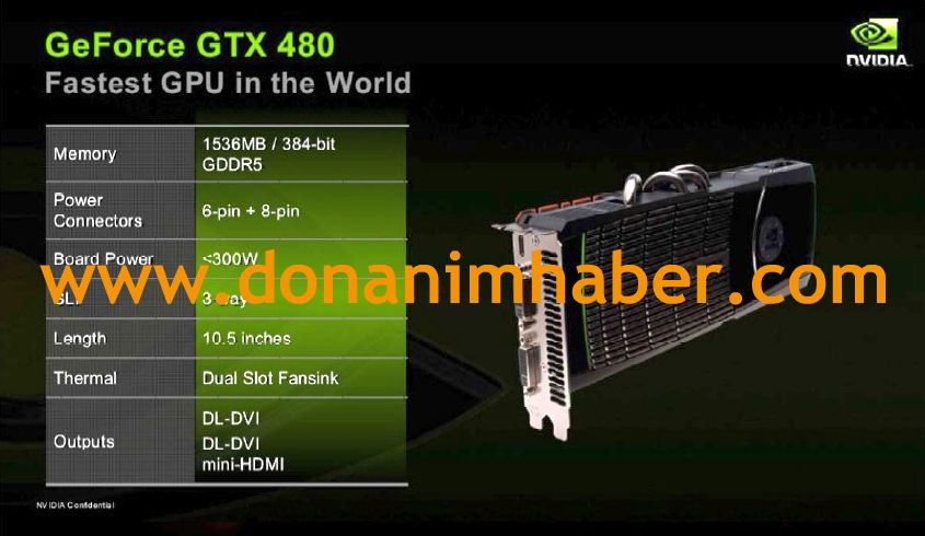 Immagine pubblicata in relazione al seguente contenuto: Spunta una slide con le specifiche della NVIDIA GeForce GTX 480 | Nome immagine: news12736_1.jpg