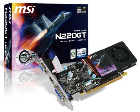 Immagine pubblicata in relazione al seguente contenuto: MSI, in arrivo la card GeForce low-profile N220GT-MD1GL/D3 | Nome immagine: news12859_3.jpg