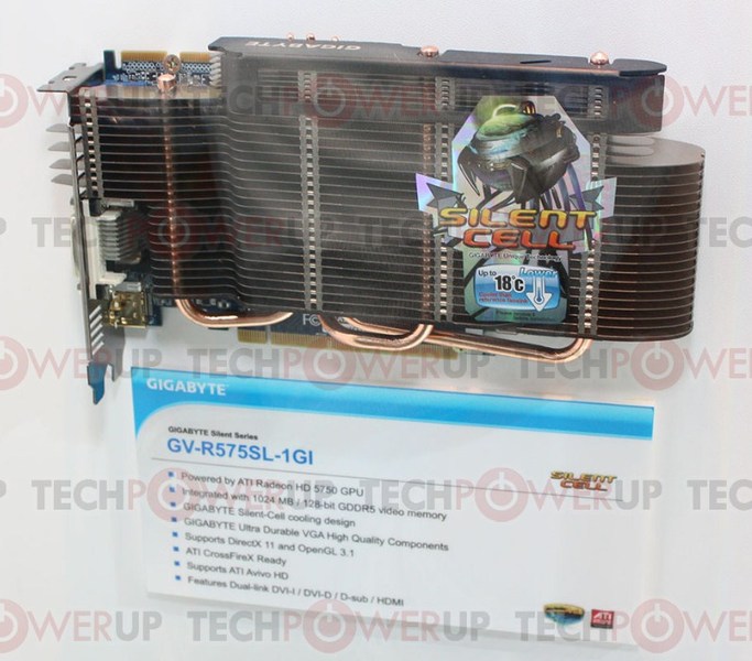 Immagine pubblicata in relazione al seguente contenuto: Gigabyte realizza la Radeon HD 5750 Silent Cell con cooler passivo | Nome immagine: news13304_1.jpg