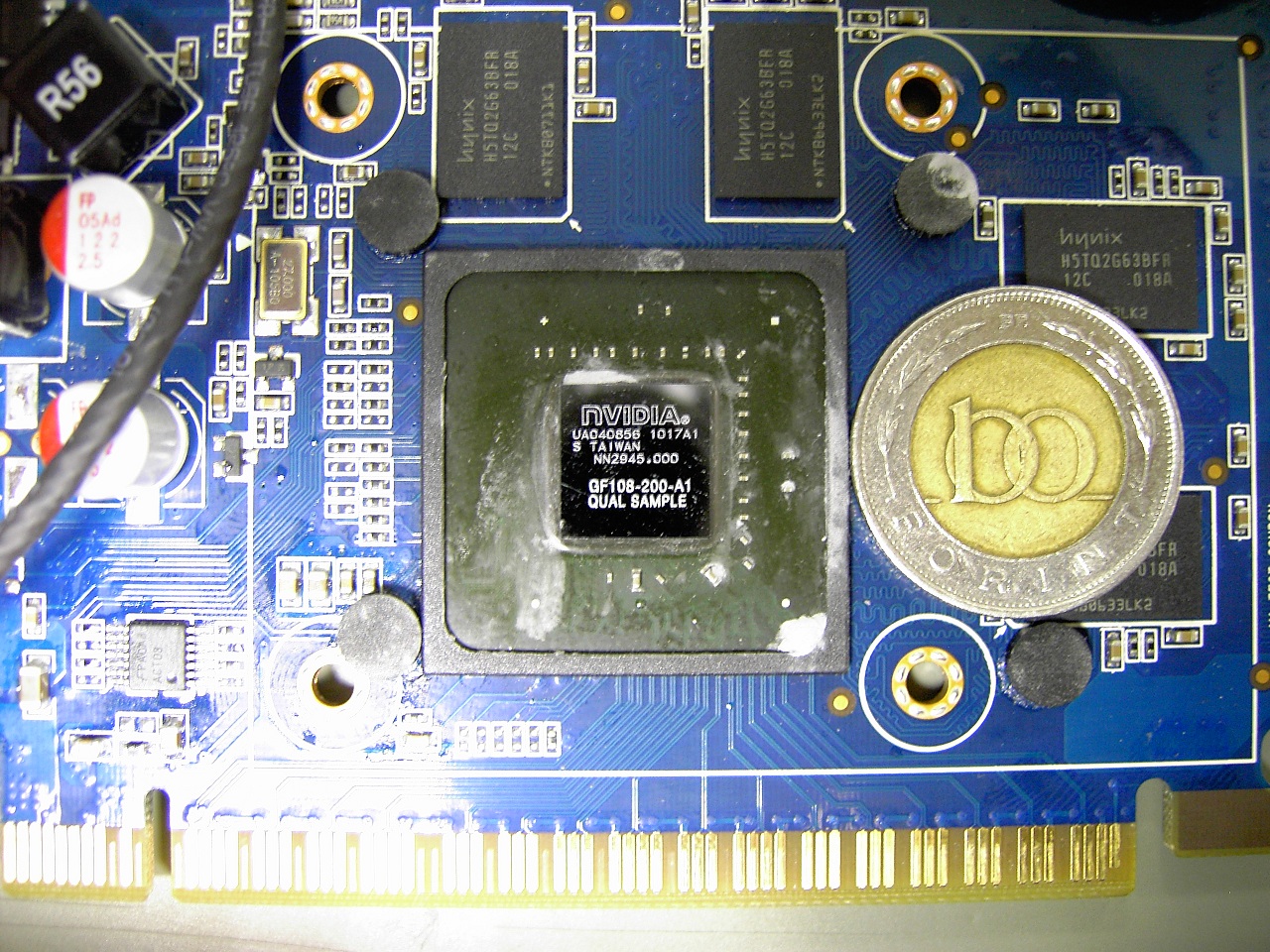 Media asset in full size related to 3dfxzone.it news item entitled as follows: Prima foto di una video card con gpu Fermi GF108 di NVIDIA | Image Name: news13642_1.jpg