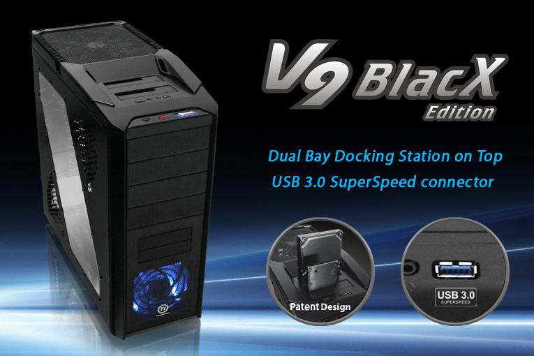 Immagine pubblicata in relazione al seguente contenuto: Thermaltake annuncia il case mid-tower V9 BlacX Edition | Nome immagine: news13828_4.jpg
