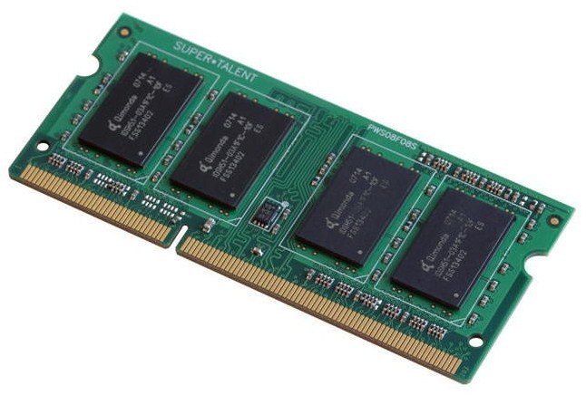 Immagine pubblicata in relazione al seguente contenuto: Super Talent  annuncia RAM DDR3 SO-DIMM da 4GB @ 1600MHz | Nome immagine: news13955_1.jpg