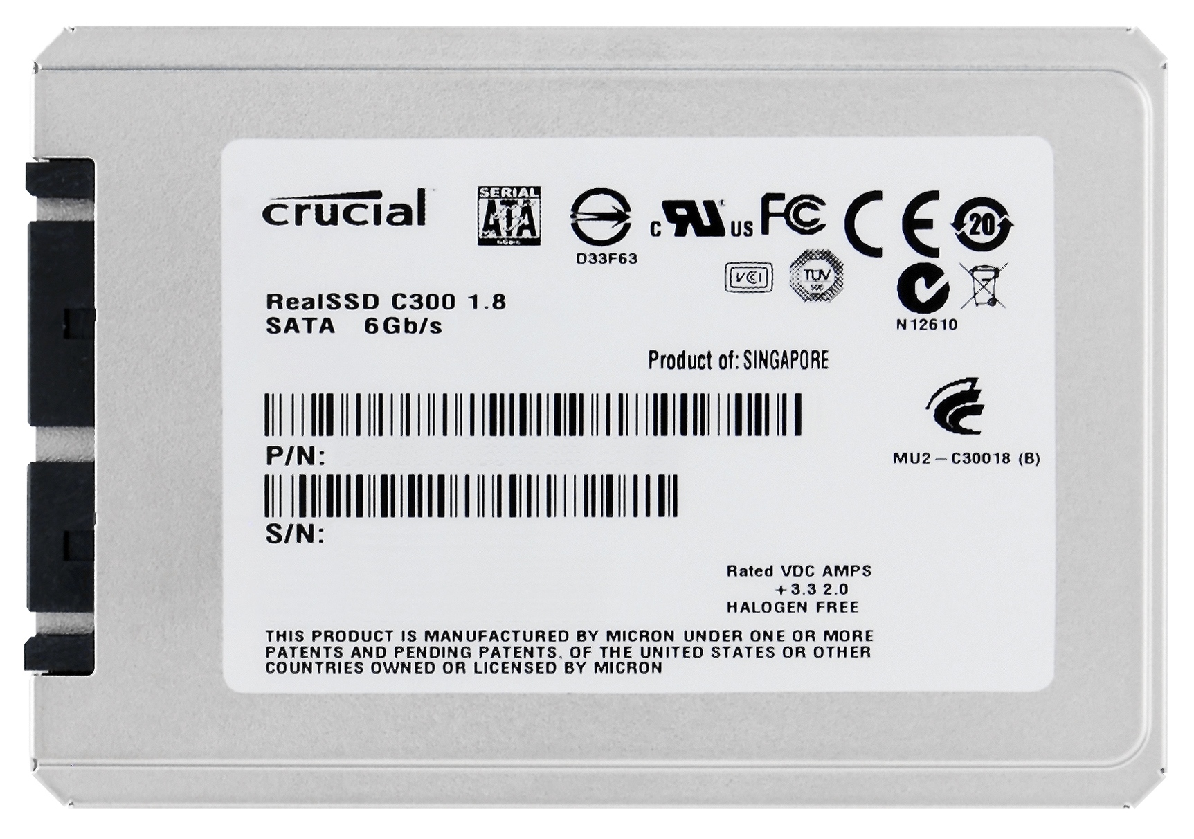 Immagine pubblicata in relazione al seguente contenuto: Lexar Media lancia gli SSD Crucial RealSSD C300 da 1.8-inch | Nome immagine: news13976_1.jpg