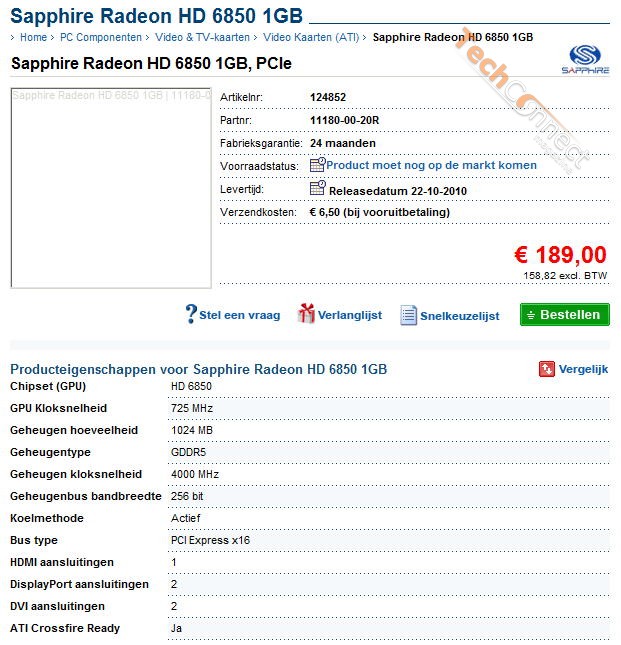 Media asset in full size related to 3dfxzone.it news item entitled as follows: On line i prezzi delle Radeon HD 6850 e HD 6870 di Sapphire | Image Name: news14010_1.jpg