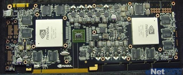 Media asset in full size related to 3dfxzone.it news item entitled as follows: NVIDIA, foto della dual-gpu GeForce GTX 595 (due gpu GTX 580) | Image Name: news14229_1.jpg