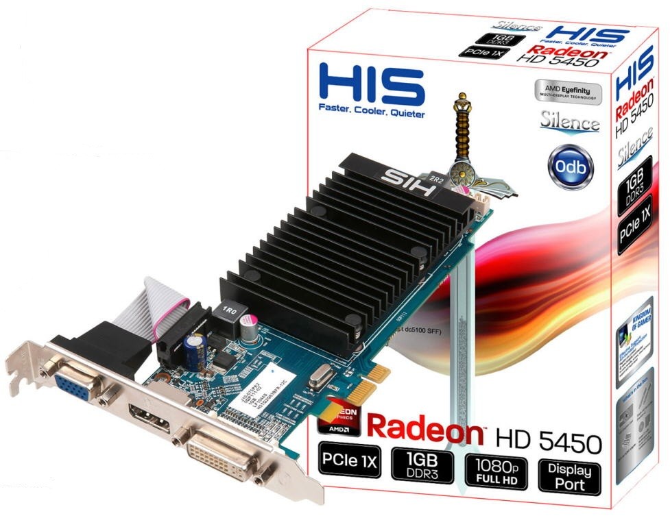 Immagine pubblicata in relazione al seguente contenuto: HIS realizza una card Radeon HD 5450 per bus PCI-Express x1 | Nome immagine: news14351_3.jpg