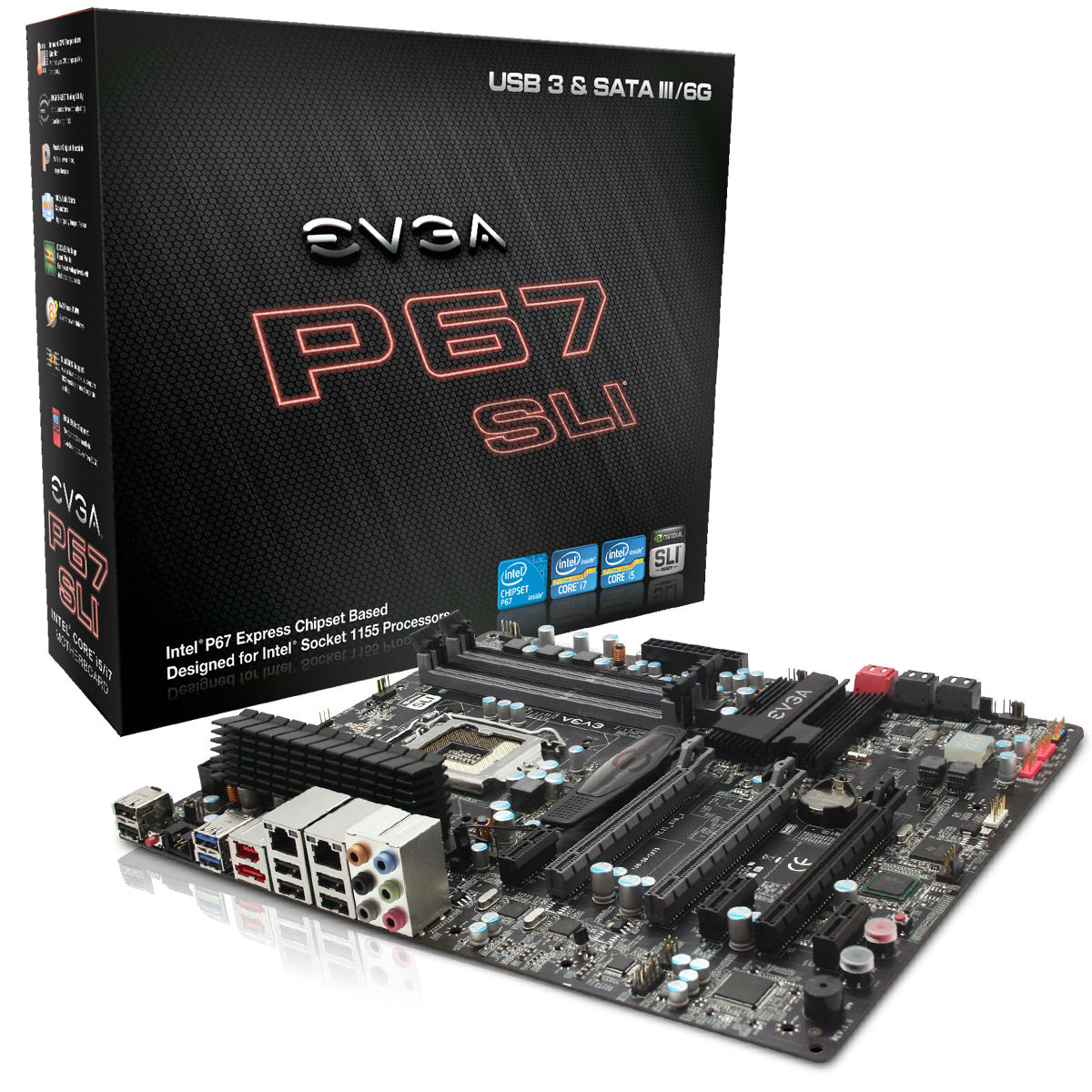 Media asset in full size related to 3dfxzone.it news item entitled as follows: EVGA annuncia la motherboard P67 SLI per cpu Intel Sandy Bridge | Image Name: news14522_1.jpg