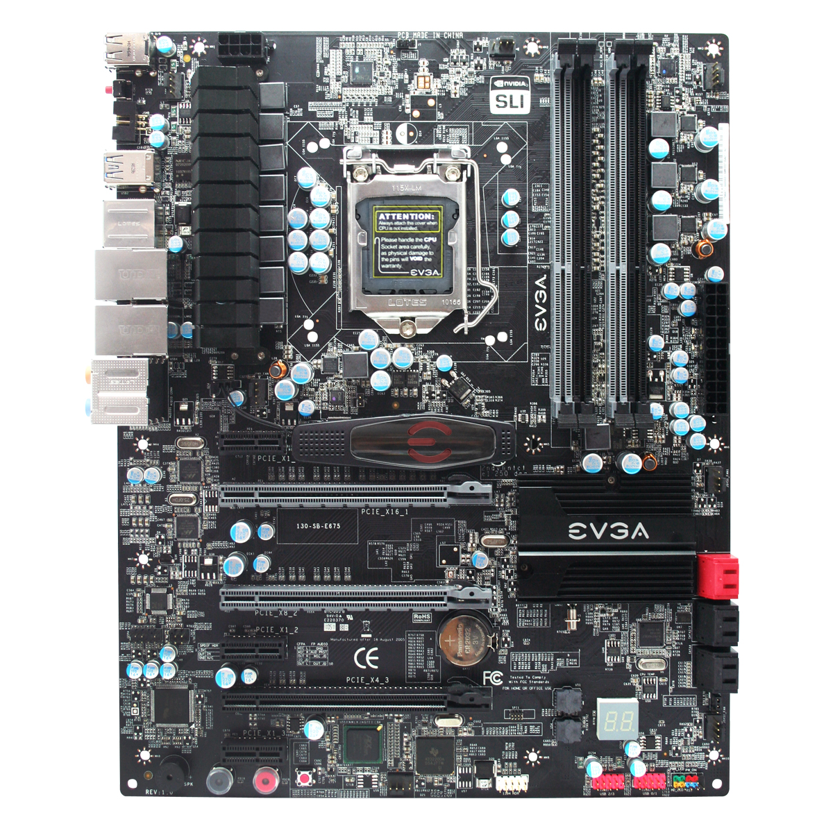 Media asset in full size related to 3dfxzone.it news item entitled as follows: EVGA annuncia la motherboard P67 SLI per cpu Intel Sandy Bridge | Image Name: news14522_2.jpg