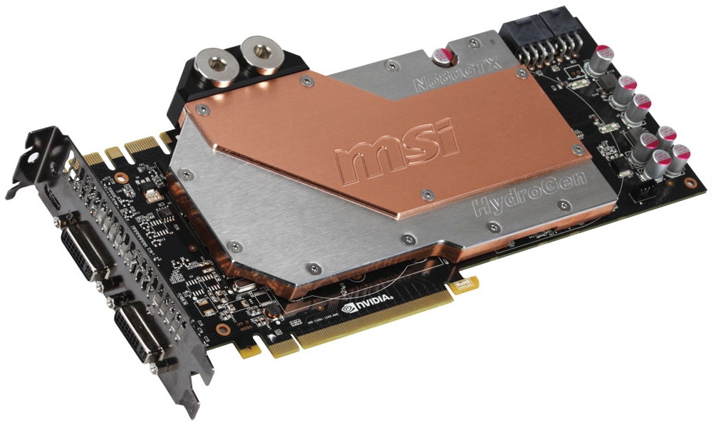 Immagine pubblicata in relazione al seguente contenuto: Top Card: MSI GeForce GTX 580 HydroGen con cooler a liquido | Nome immagine: news14601_1.jpg