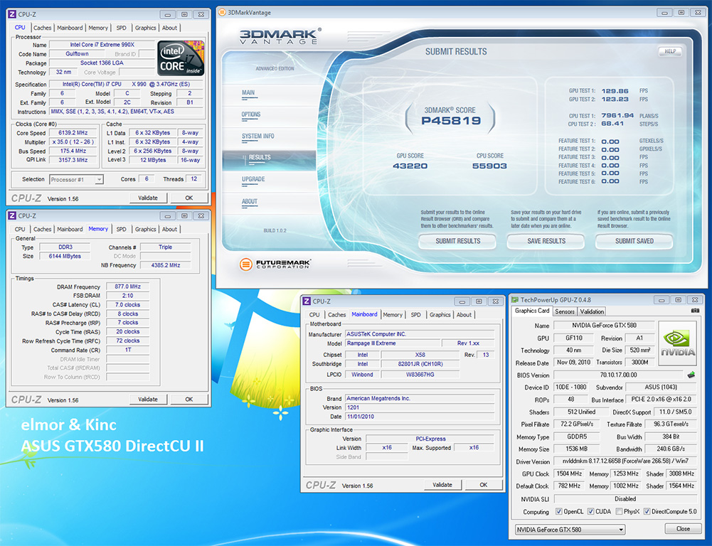 Media asset in full size related to 3dfxzone.it news item entitled as follows: Extreme Overclocking: ASUS GeForce GTX 580 @ 1504MHz | Image Name: news14698_1.jpg