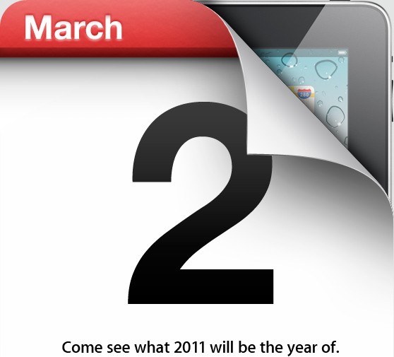 Immagine pubblicata in relazione al seguente contenuto: Apple, trapela la data di lancio dell'iPad 2: il 2 marzo 2011 | Nome immagine: news14717_1.jpg