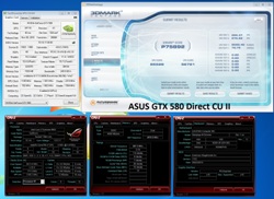 Media asset in full size related to 3dfxzone.it news item entitled as follows: 4 x ASUS GTX 580 DirectCu ed  record con 3DMark Vantage | Image Name: news14779_4.jpg