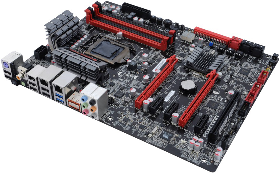 Media asset in full size related to 3dfxzone.it news item entitled as follows: Foxconn realizza la motherboard Quantum Force Rattler P67 | Image Name: news14835_1.jpg