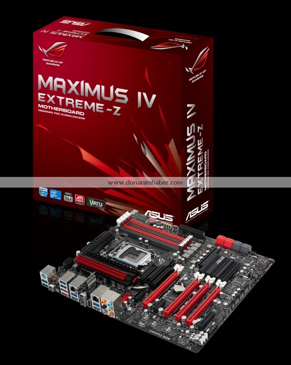 Immagine pubblicata in relazione al seguente contenuto: Foto della mobo ROG Maximus IV Extreme-Z per Sandy Bridge | Nome immagine: news15176_2.jpg